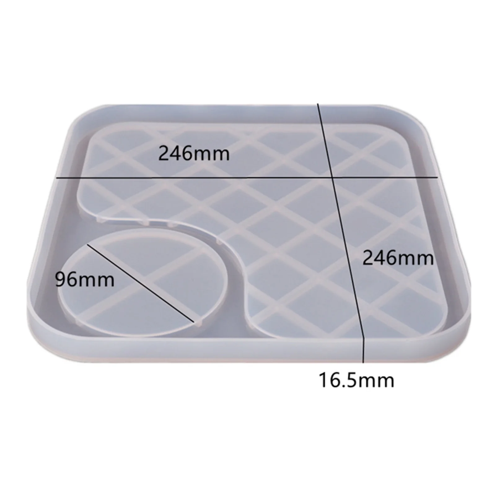 

DIY Crystal Epoxy Resin Mold Mug Cup Breakfast Tray Dinner Plate Food Serving Tray Silicone Mold Breakfast Snack Server Molds