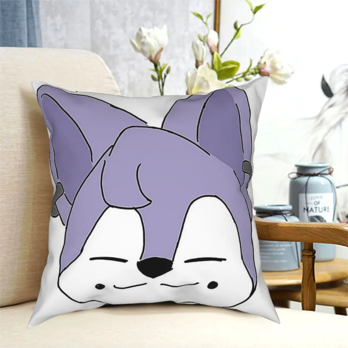 

skzoo Wolf Chan (colored) Throw Pillow Cushion Cover Decorative Pillowcases Case Home Sofa Cushions 40x40,45x45cm(Double Sides)