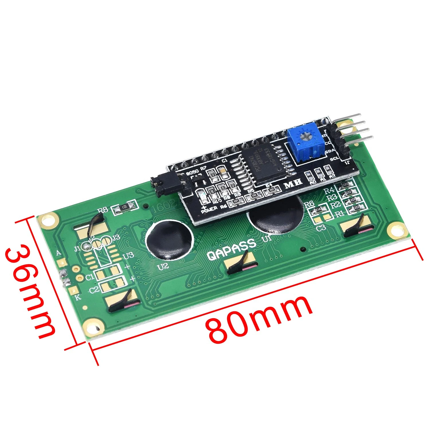 1 шт. модуль ЖКД синий зеленый экран IIC/igc 1602 для arduino 1602 lcd UNO r3 mega2560 lcd 1602