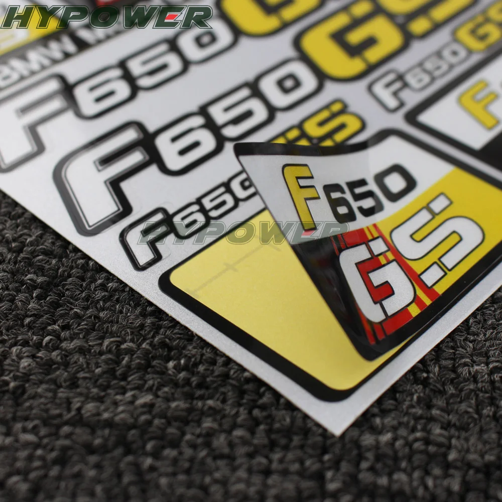 

Светоотражающие стикеры для мотоциклов корпус шлем топливный бак Водонепроницаемый логотип наклейка для BMW F650GS F650 GS логотип sticekr