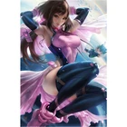 Художественные постеры на заказ с принтом игры розовая маленькая фея сексуальная девушка HD настенная Картина на холсте для гостиной домашний Декор картина