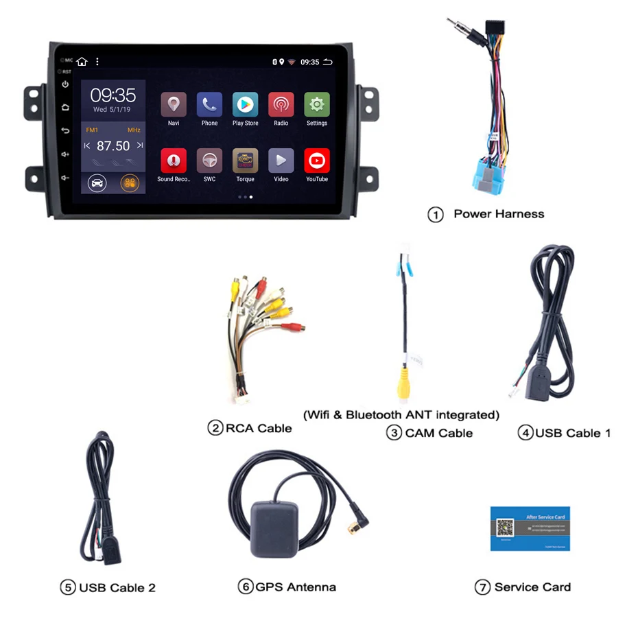 9-дюймовый 2.5D IPS HD мультисенсорный экран Android 2006 2 Гб ОЗУ 32 ПЗУ NAVI для Suzuki SX4 2011-с