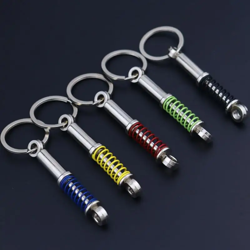 

Interior Car AccessoriesCar Auto Tuning Parts Key Chain Shock Absorber Keychain Keyring Spring Shock Absorber Key Rings