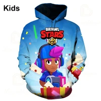 boys girls cartoon hoodie 3 to 14 years spike and starkids sweatshirt nita max game 3d print jacket tops teen clothes