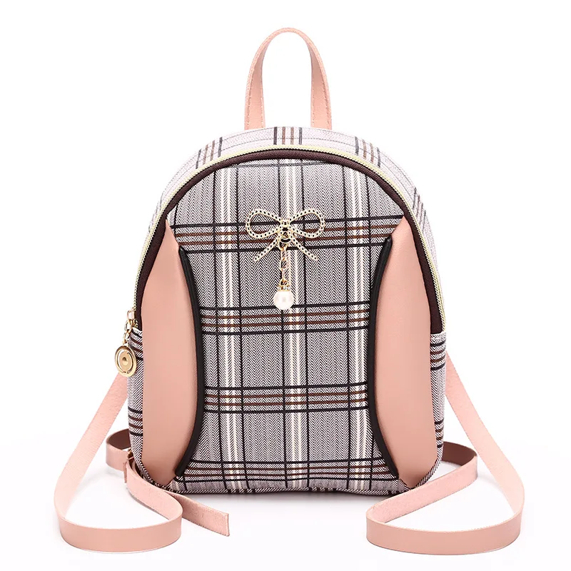 

Мини-рюкзак Vento Marea для девочек-подростков, клетчатый женский кошелек на плечо для телефона, модная дамская сумочка в Корейском стиле