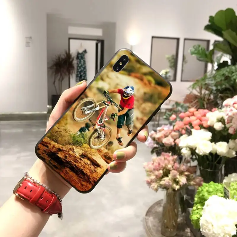 CUTEWANAN удивительный горный велосипед MTB чехол для телефона iPhone 11 pro XS MAX 8 7 6 6S Plus X 5S SE