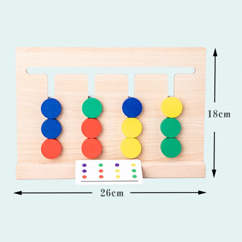 

4 Color Puzzle Game for Children Kids Educational Intelligence Toy Game Kids Toy L9