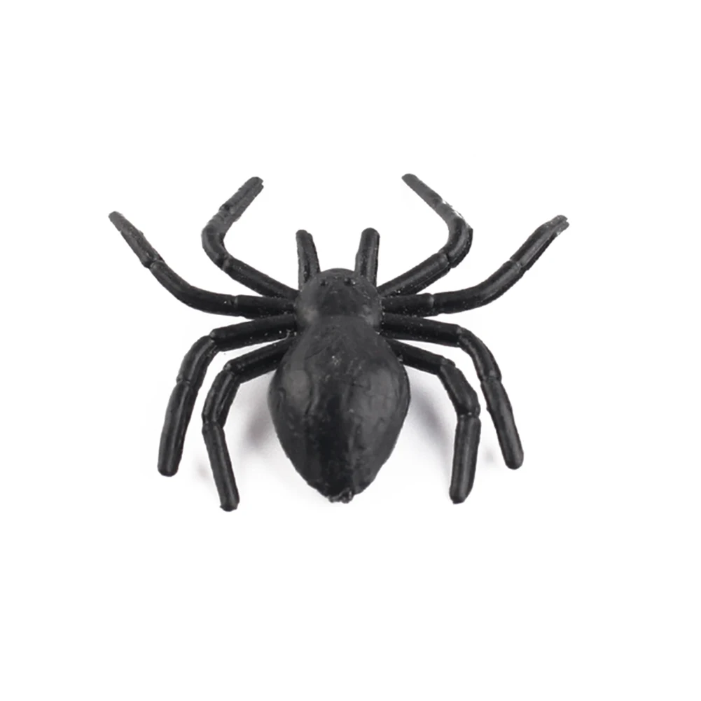 

Plastic Black Spider Tricky Toy Simulation Scary Toys Ornaments Halloween Party Decoration Supplies Kids Toys