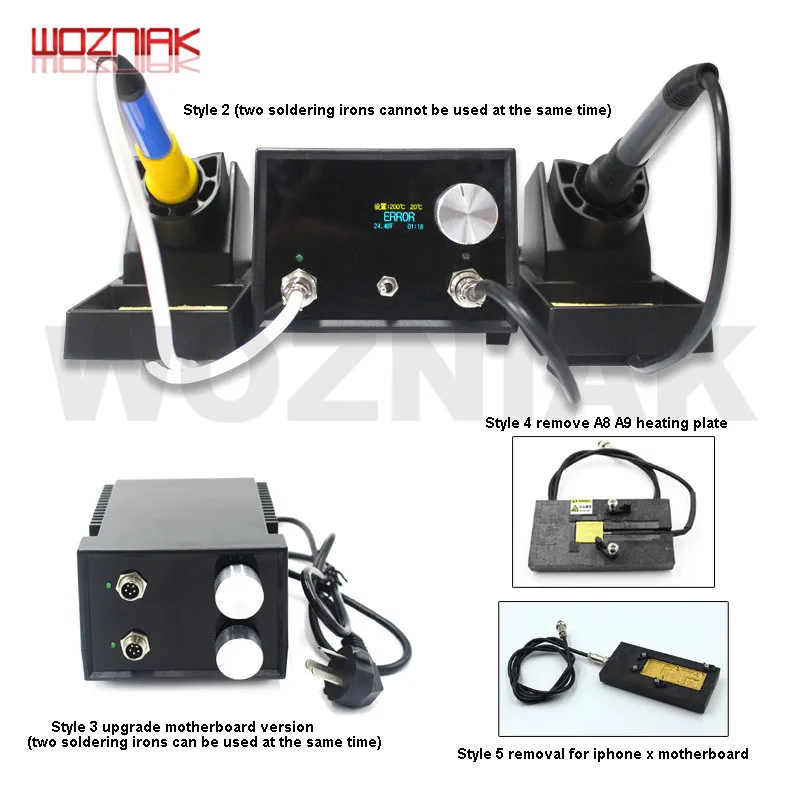 HYTBOX паяльная станция постоянного двойного припой Нагреваются быстро для