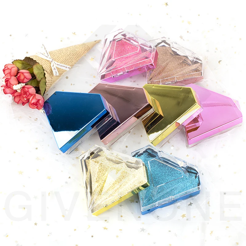 Новое поступление пустые прозрачные ресницы со стразами упаковка оптом