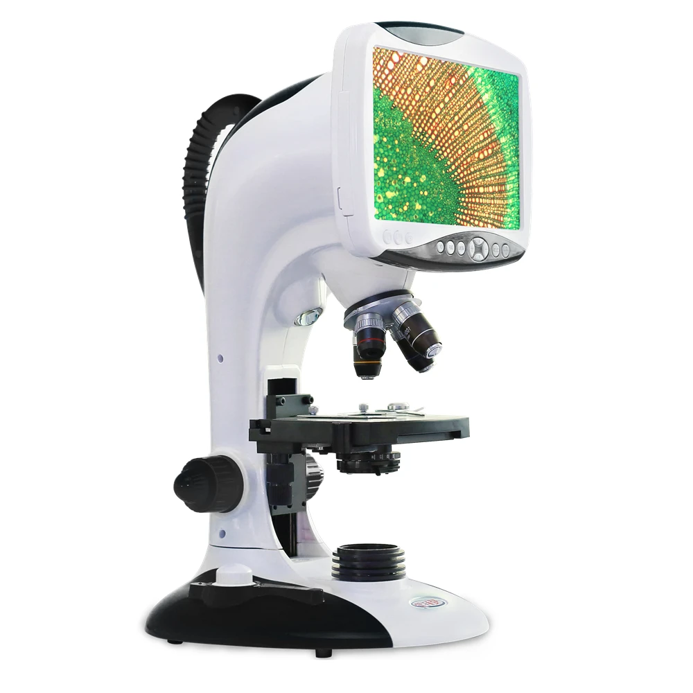 Цифровой биологический стерео металлургический микроскоп TS4 10X 1600X с ЖК экраном 12