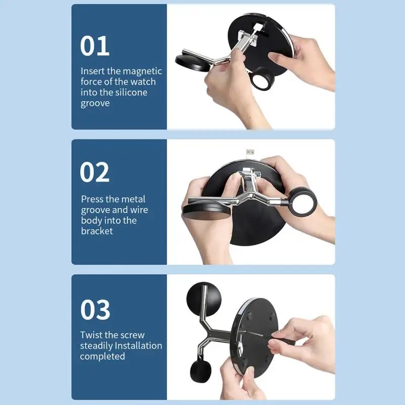 

3 in 1 Magnetic Wireless Charger 25W Fast Charging Station for Magsafe iPhone 12 Pro Max Mini For Apple Watch 6 5 Charging Dock