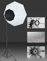 photo studio octagonal softbox kit photography portable umbrella e27 continuous light selfie lamp with 2m tripod for video