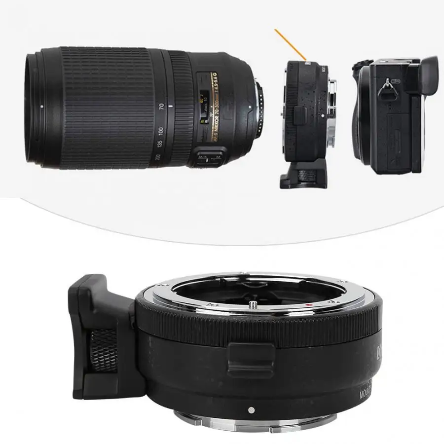Commlite Крепление-адаптер для объектива CM-NF-NEX переходное кольцо Nikon F(G) объектив Sony E