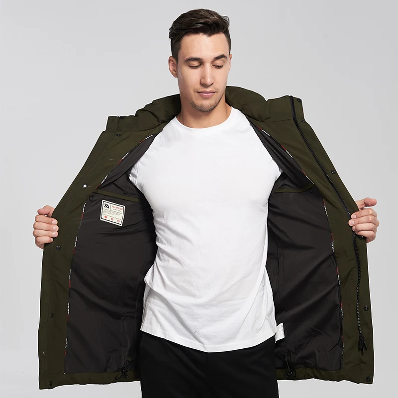 

TALIFECK 2021 Men padded Jackets New Fashion Thick Casual Spray-bonded Wadding Warm Coat Men Winter Thick Warm Free shipping