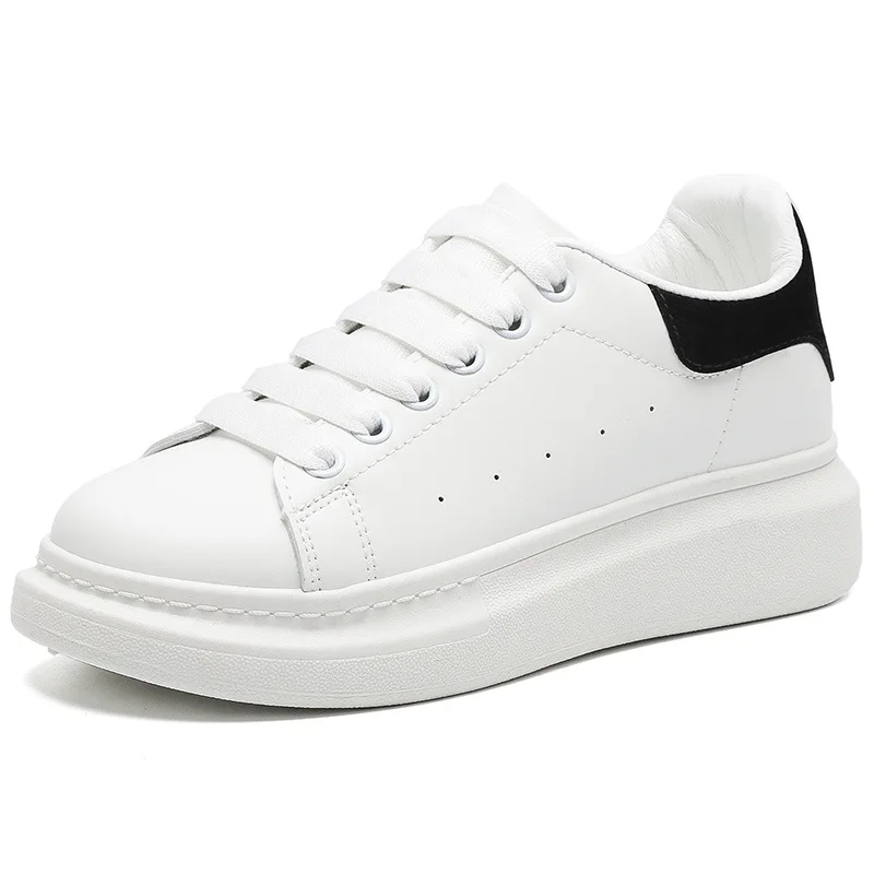 

Women Causal Shoes Pring Brand Spring Designer Wedges White Sneakers Platform Tenis Feminino Trainers Female Walking