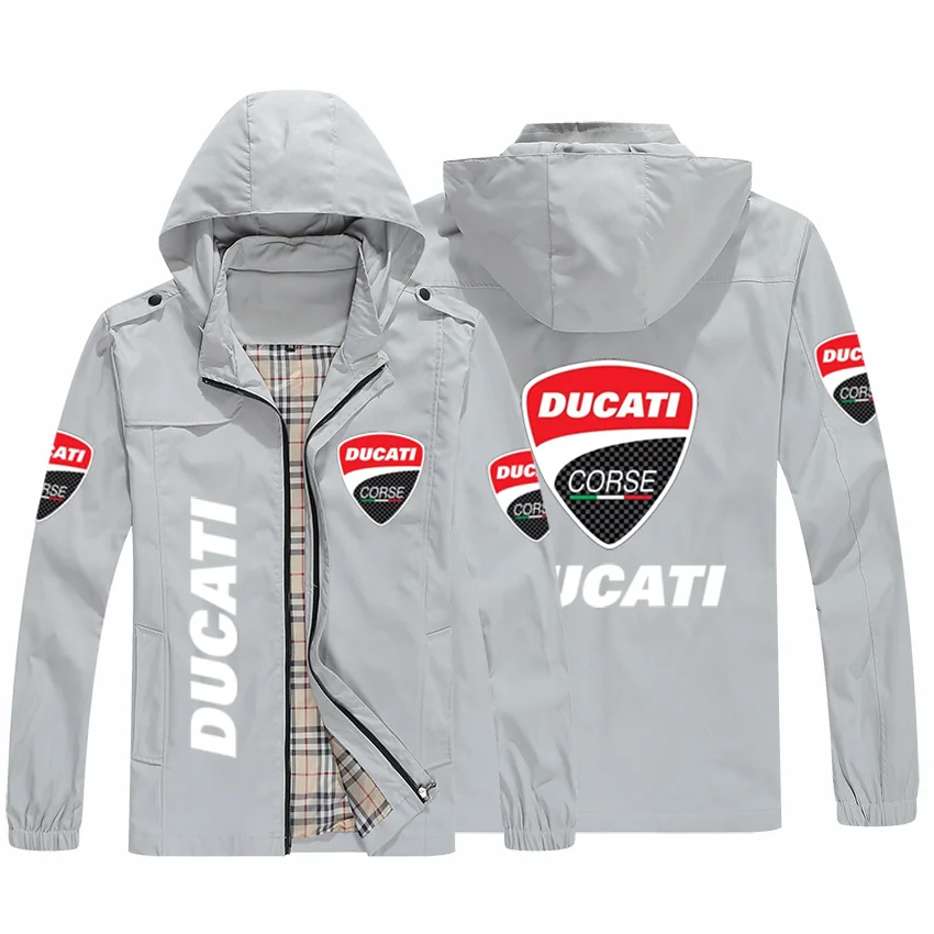 

2021 spring casual fashion loose jacket men's jacket new baseball jacket men's jacket S-5xl top hooded Ducati logo jacket