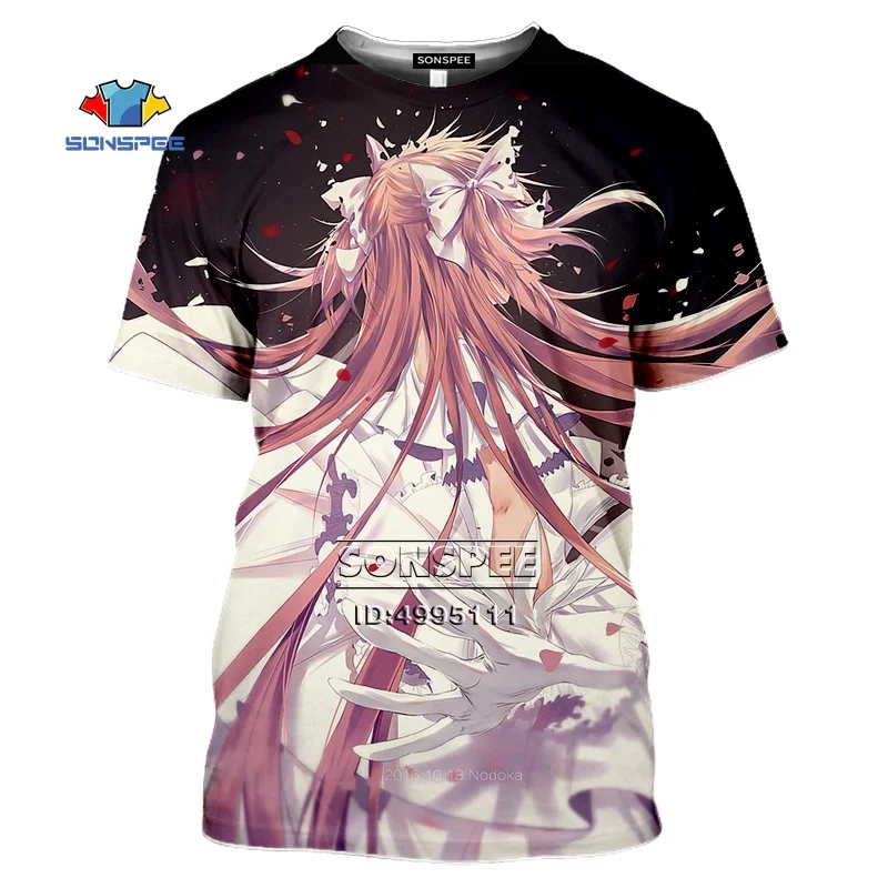 

Anime Puella Magi Madoka Magica Kawaii Girl 3D Printed Men's T-shirt Harajuku O-neck T shirt Men Casual Tshirt Oversized Top Tee