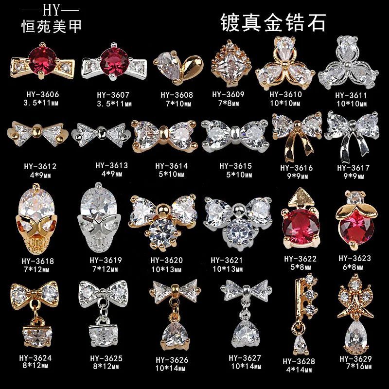 

Nail jewelry crown bow Dropshipping