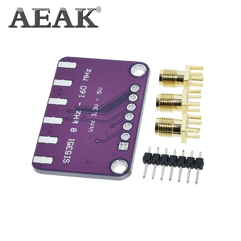 Генератор часов Si5351A 3 в 5 пост. Тока CJMCU 5351 Si5351 I2C модуль генератор сигналов часы 8