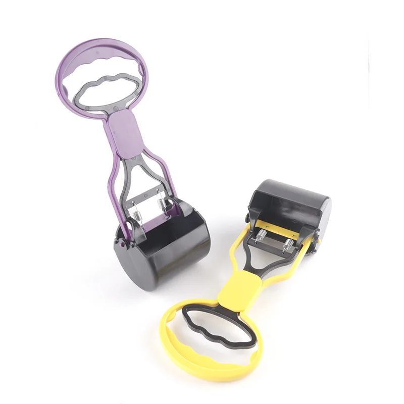 Pet Pooper Scooper длинный захват ручки совок для уборки собачьих экскрементов очистка