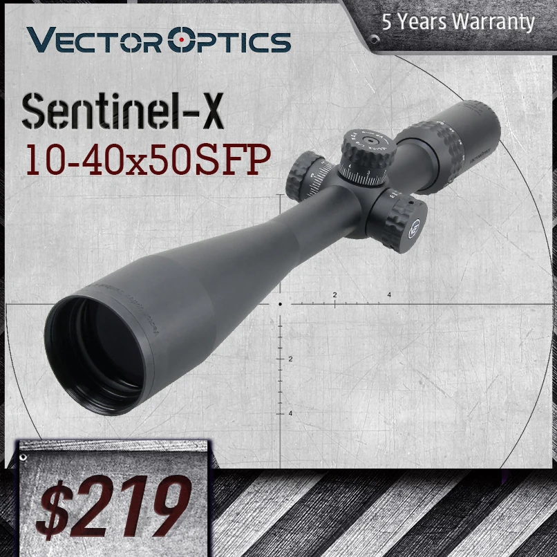 Прицел для винтовки Vector Optics watchel X 10 40x50 пневматического ружья настольного
