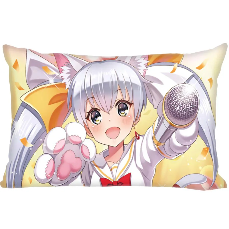 

Наволочка WIXOSS в стиле аниме для спальни, домашняя декоративная наволочка, прямоугольная искусственная наволочка, атласная ткань, лучший по...