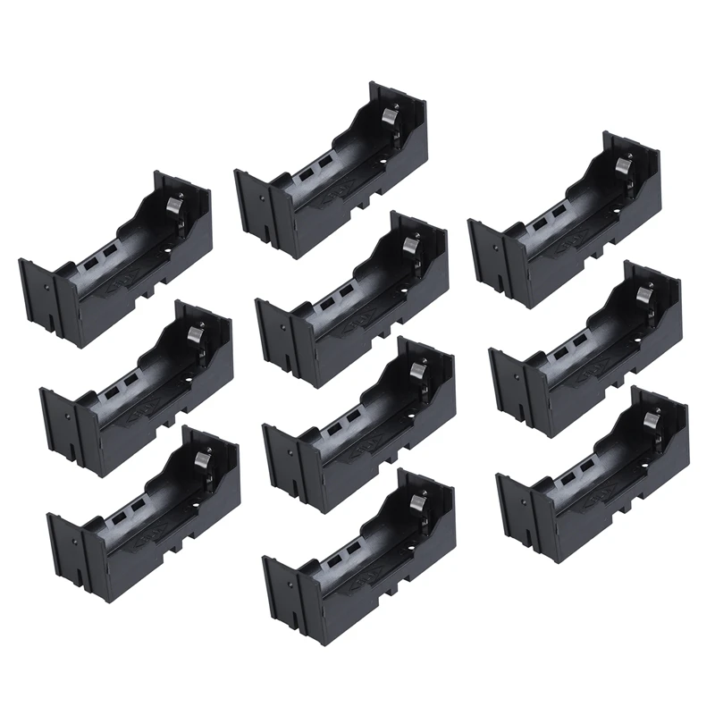 

Hot-Plastic Single 26650 Battery Holder Case Storage Box 10Pcs Black