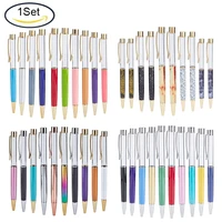 10pcs empty tube pens floating diy pens creative empty ballpoint pen for diy glitter epoxy resin crystal ballpoint pen