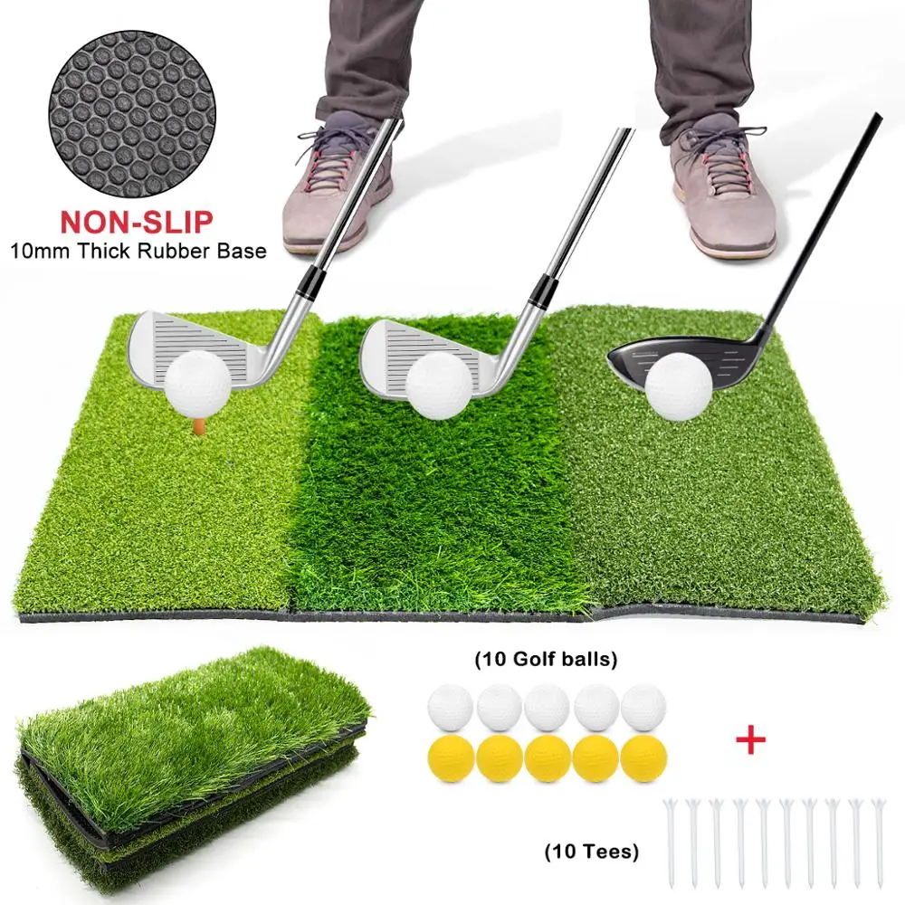 Коврик для ударов гольфа Тренировочный игры в гольф на заднем дворе складной