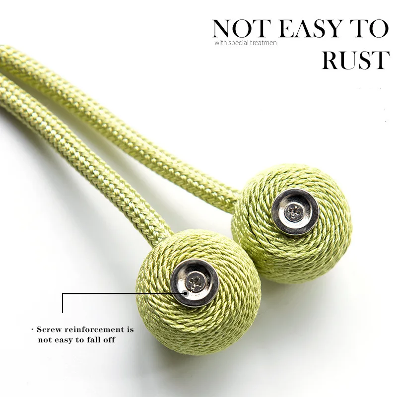 1pcs2pcs simple and elegant magnetic curtain buckle curtain accessories curtain straps home decoration pink yellow gray free global shipping