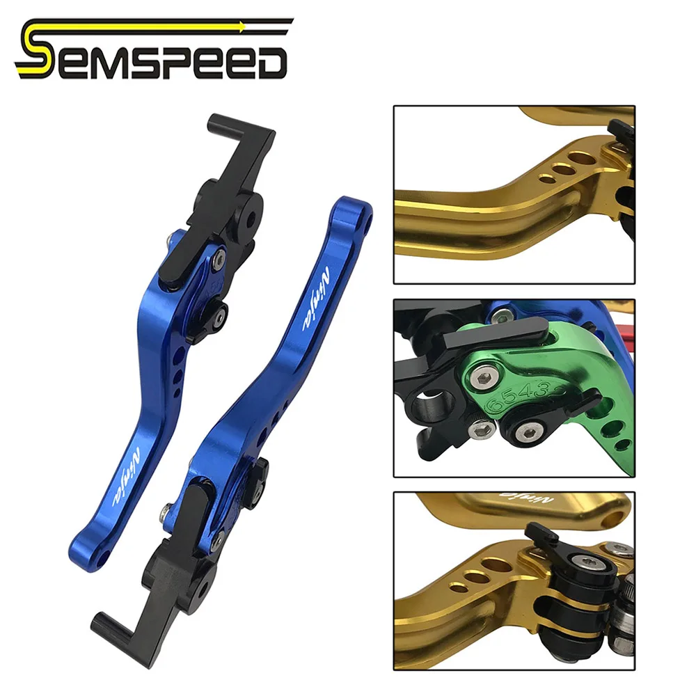 

SEMSPEED Мотоцикл с ЧПУ Короткие сцепные рычаги рукоятка на руль для Kawasaki NINJA 650R/ER-6F/ER-6N 2009-2016 аксессуары