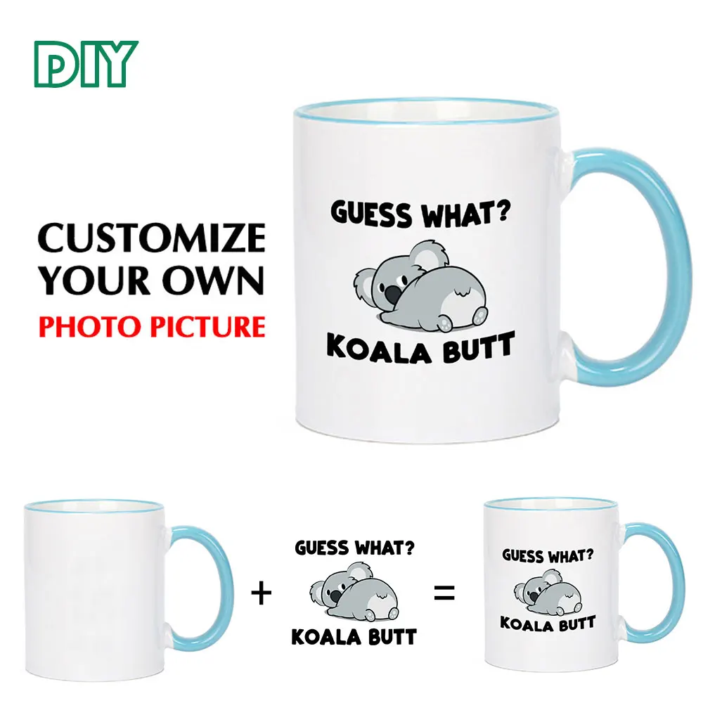 Горячая продажа дешевая 11 унций белая пустая сублимационная керамическая