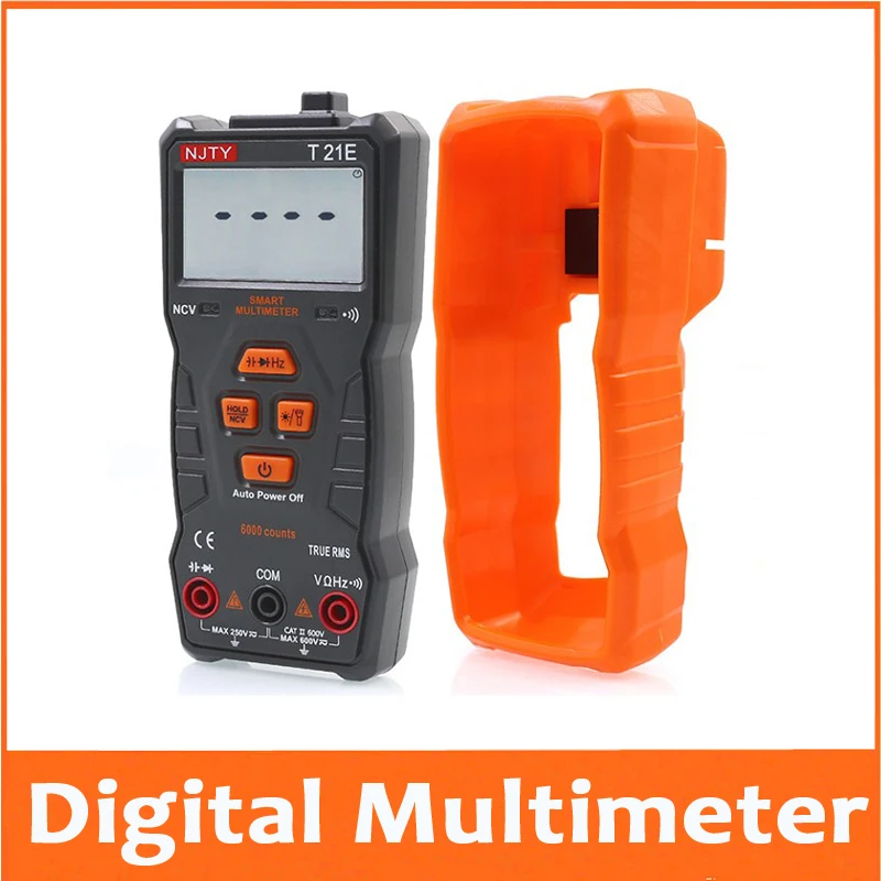 Цифровой мультиметр Автоматический диапазон NCV Ture RMS AC/DC 6000 отсчетов двухцветный