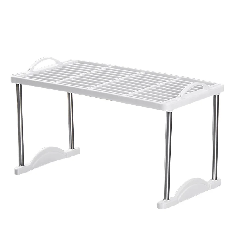 Стеллаж для кухонной посуды над раковиной пластиковый держатель Полка сушки