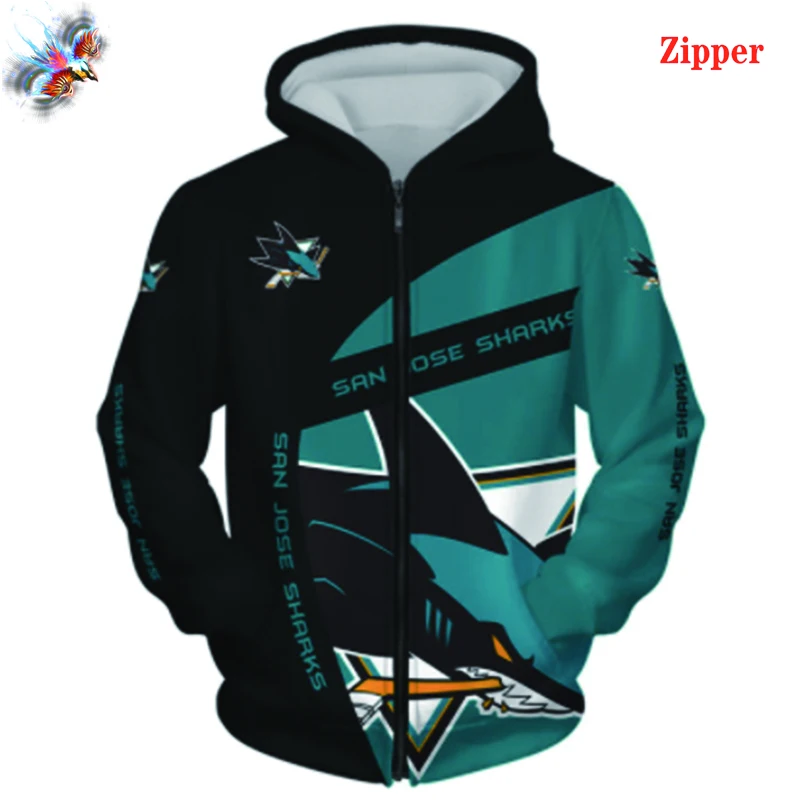 Мужская повседневная толстовка с капюшоном черно-синяя тонкая в полоску принтом