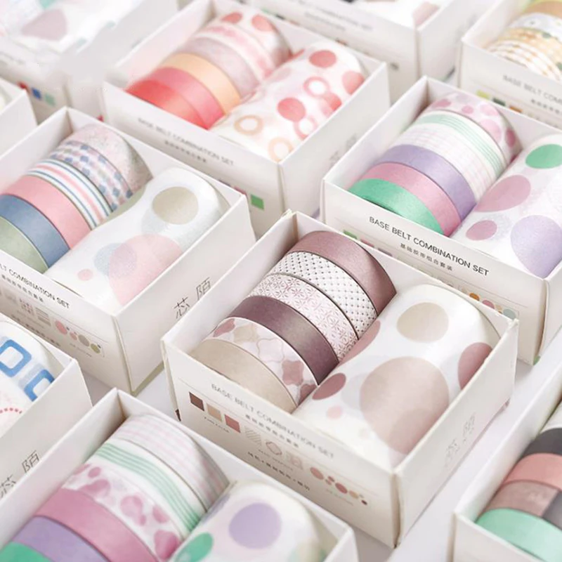 7 шт./компл. набор декоративного скотча Васи декоративные принадлежности для