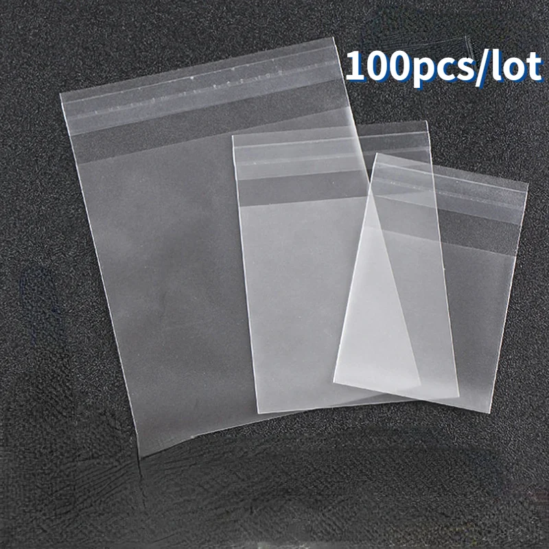 

Opp frosted translucent self-adhesive bag biscuit bag egg yolk crisp baked food packaging bag 100 self sealing bags