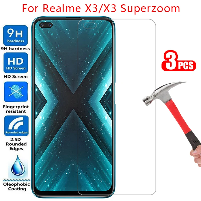 

Защитное закаленное стекло для realme x3 superzoom, защита экрана на realmex3 x 3 3x6,6, защитная пленка realmi realmix3 real me 9h