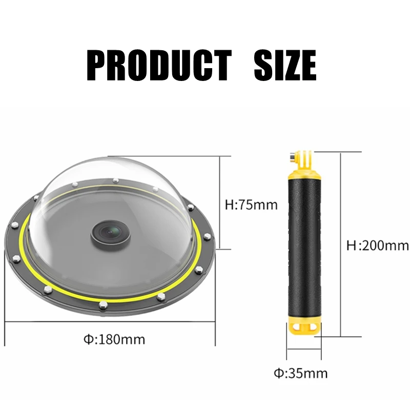 Поплавковый монопод Osmo для экшн съемки + Корпус подводной кронштейн DJI аксессуары