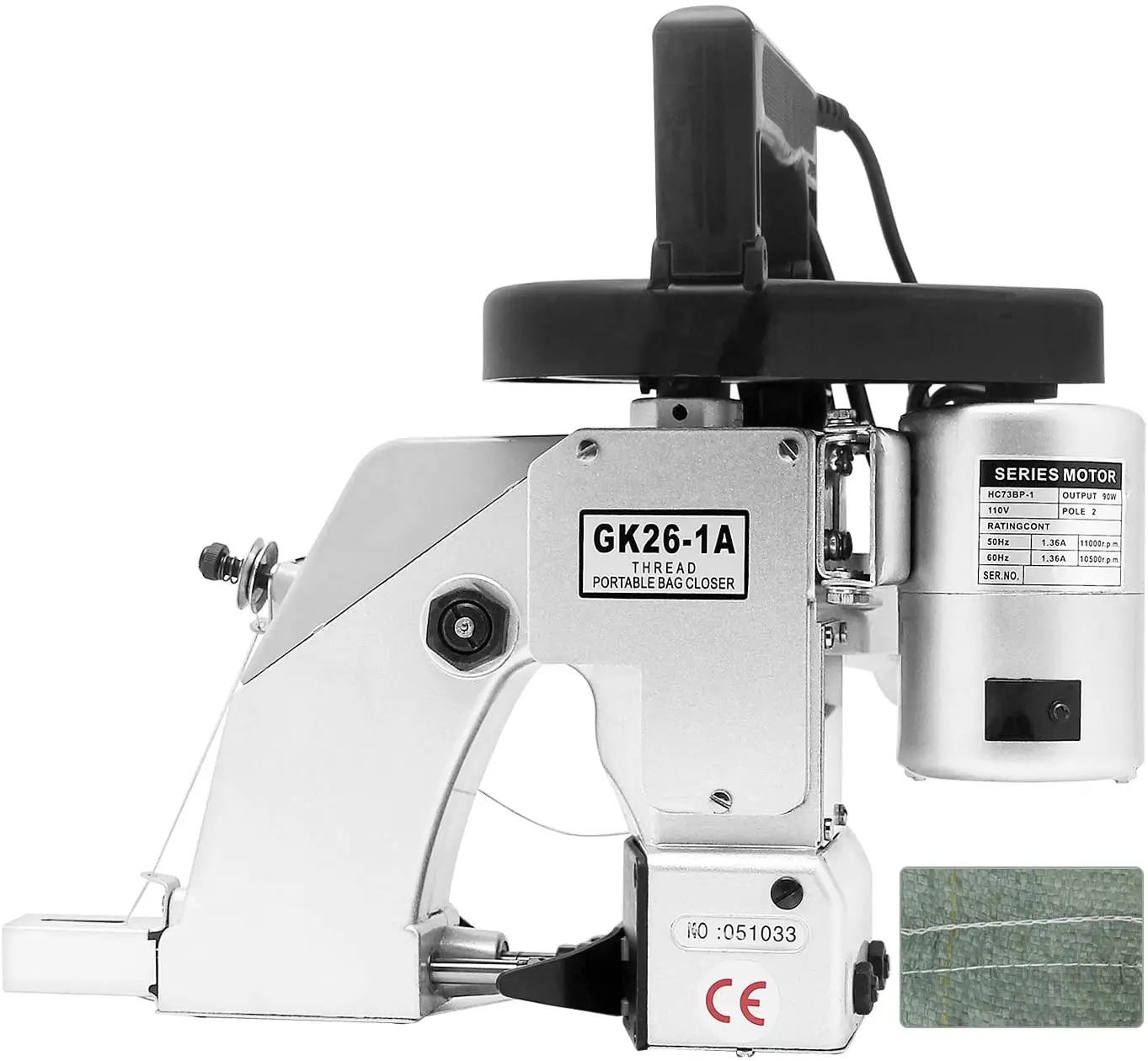 

Industrial Electric Sewing Machine Bag Closer Portable Automatic Packaging Textile Industry Woven Bag Sealing Machine GK26-1A