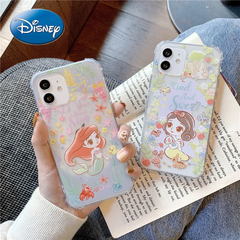 

Disney Phone Case for IPhone 7/8P/X/XR/XS/XSMAX/11/12Pro/12mini Ariel Case Cover