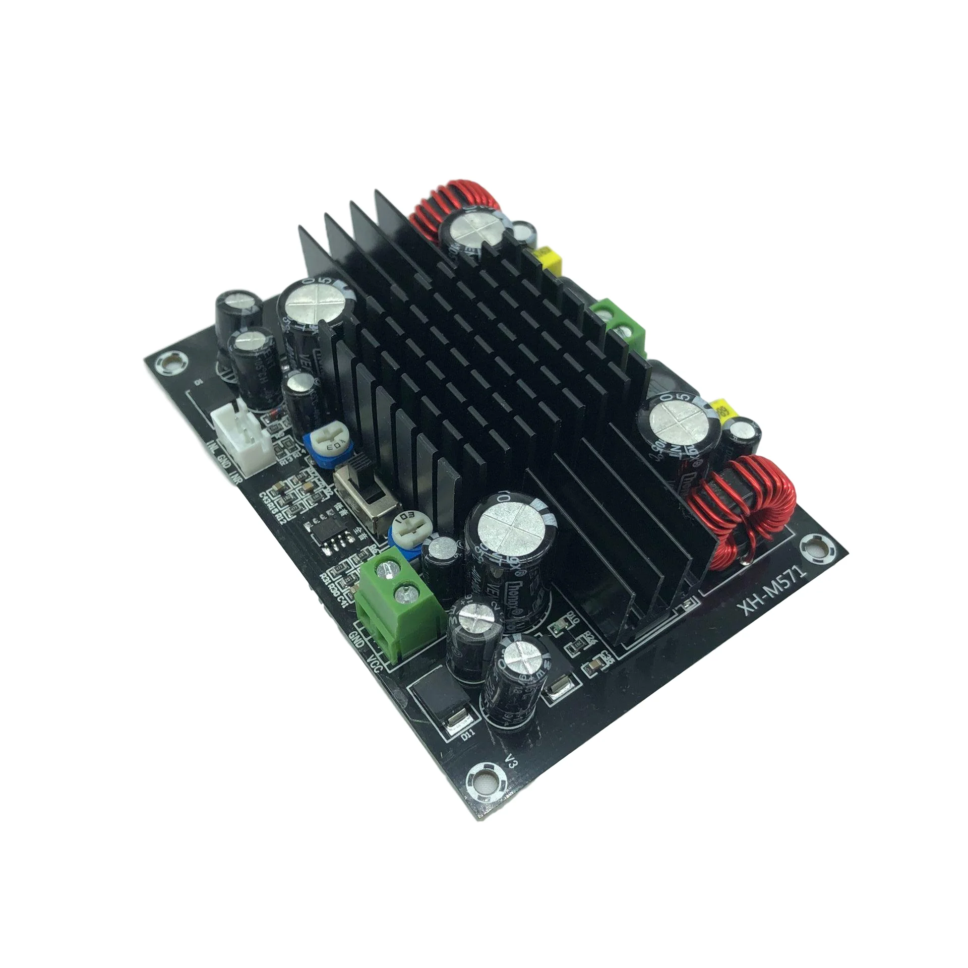 

XH-M571 Digital Power Amplifier Board Subwoofer Trolley Box High Power Boost Amplifier Board Mono 150W
