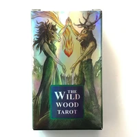 the wildwood tarot holographic tarot deck table card game for adults fate divination playing cards