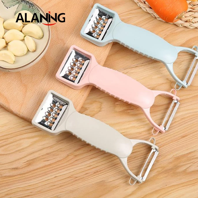 4 in 1 Kitchen Tool Double Headed Design Fruit Peeler Potato Cabbage Grater Cutter Slicer Char Peeling Planer |