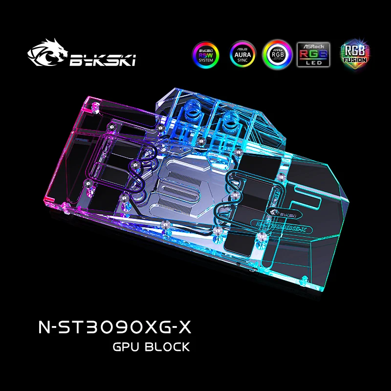 Bykski блок GPU воды для ZOTAC RTX3090 GAMING OC Графическая карта VGA кулер МБ синхронизации 12V/5V N