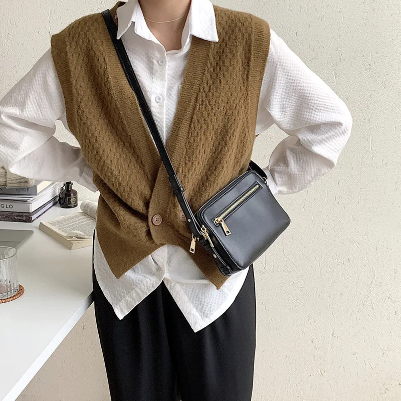 

Fashion women's bags,new messenger bags, ladies shoulder bag, simple versatile double-layer envelopes small square bags