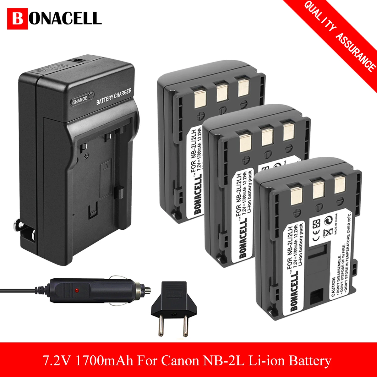 Аккумуляторы и зарядное устройство NB 2LH NB-2L 1700 мАч BP-2L5 для Canon Rebel XT XTi EOS 350D PowerShot G7 G9