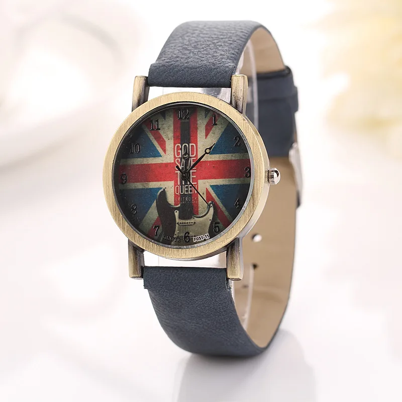 Часы женские кварцевые в стиле ретро модные повседневные панк с бронзовым