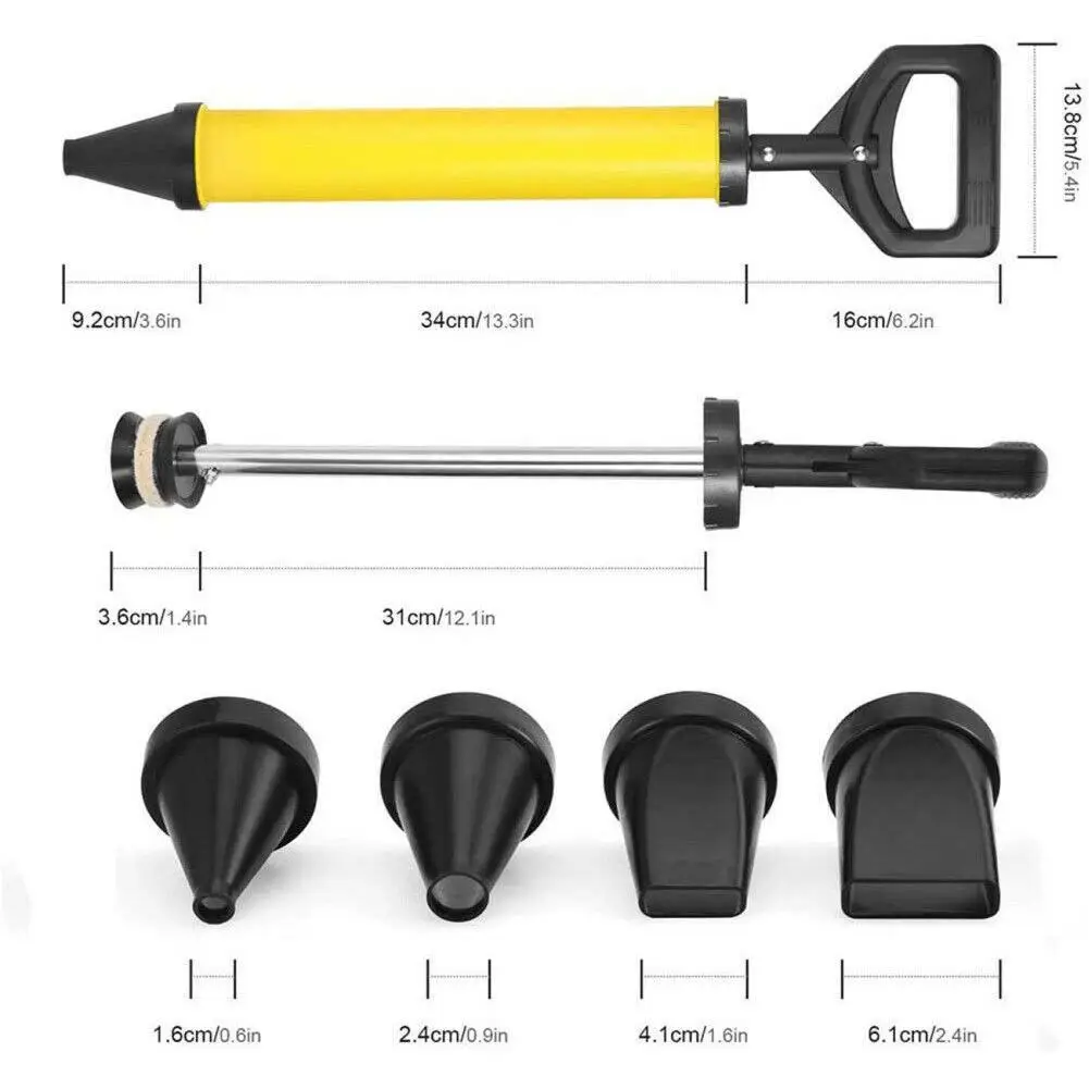 

2021 New Caulking Cement Lime Pump Grouting Mortar Filling Tools Dropshipping Grout 4 Applicator Sprayer Nozzles With X1A5